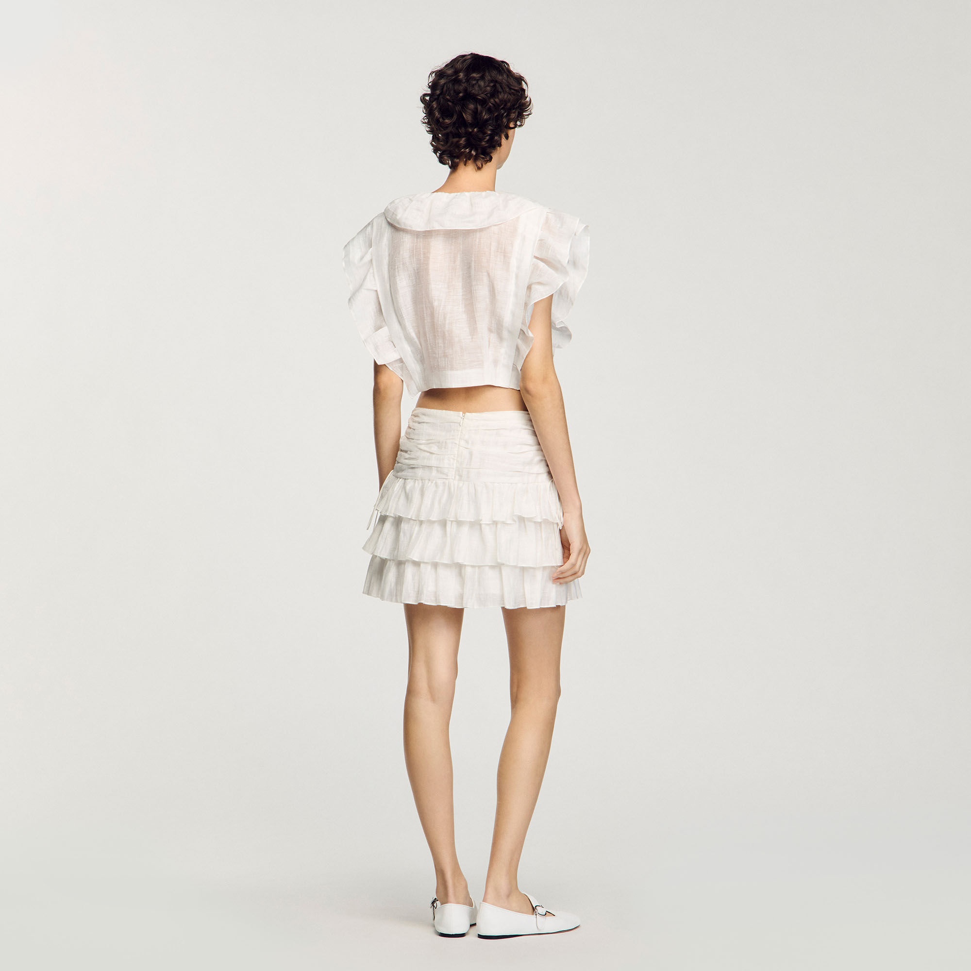 RUFFLED CROP TOP - 5