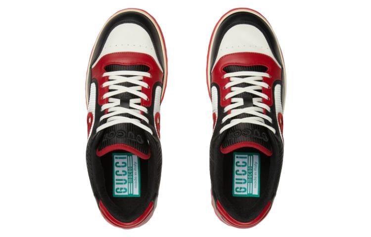 Gucci Mac80 Sneaker with Interlocking G embroidery 'Black Red' 762611-AACNW-1051 - 3