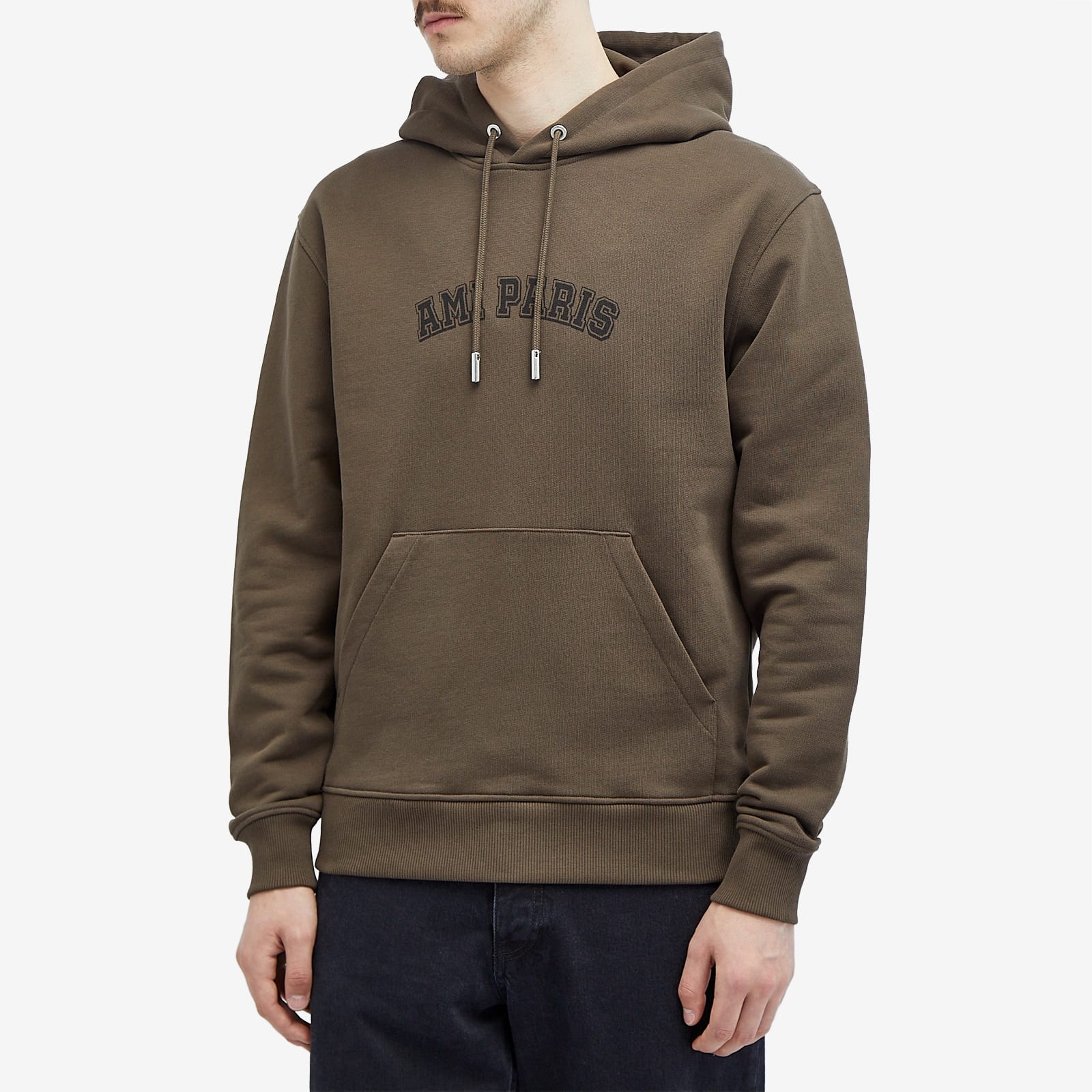 【送料関税込】AMI Paris College Logo Hoodie Ami Paris College Logo Black Hoodie Sweatshirt Men's Unisex