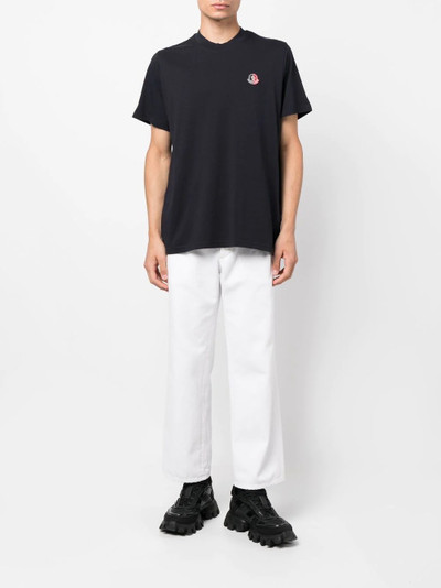 Moncler logo-embroidered cotton T-shirt outlook