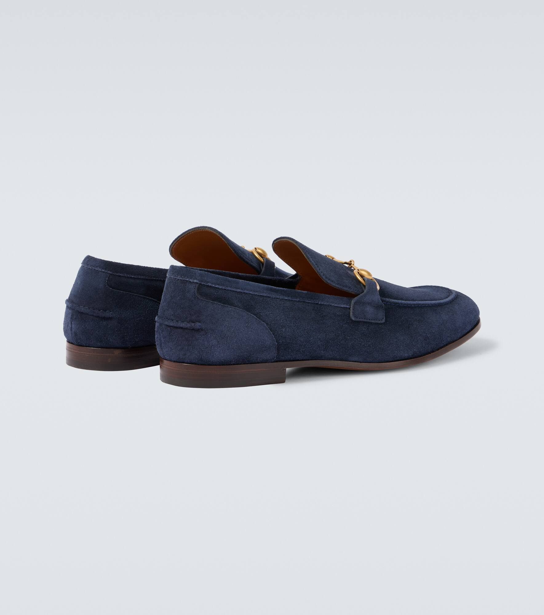 Gucci Jordaan Horsebit suede loafers - 6