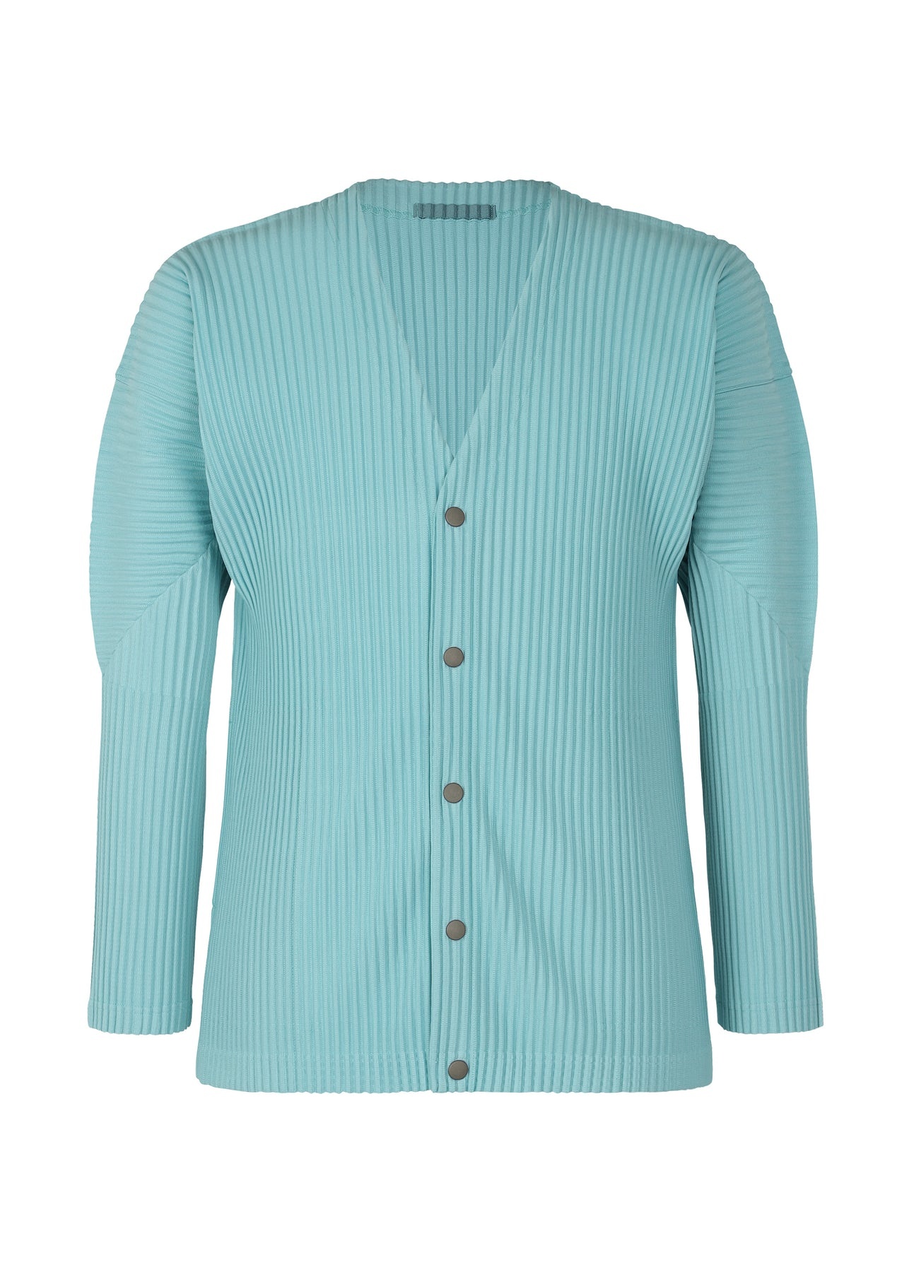 COLOR PLEATS CARDIGAN - 1