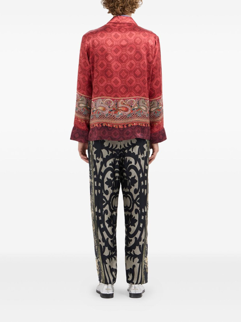 paisley-print double-breasted jacket 3