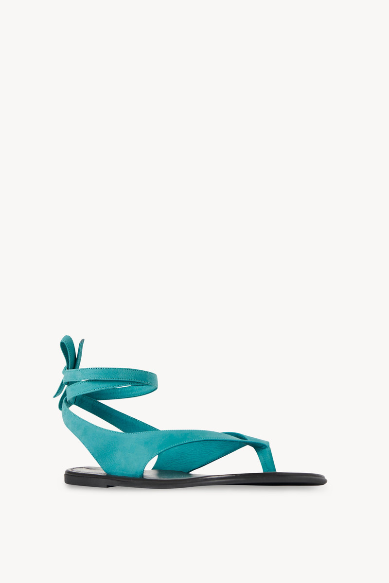 The Row Beach Sandal in Leather outlook