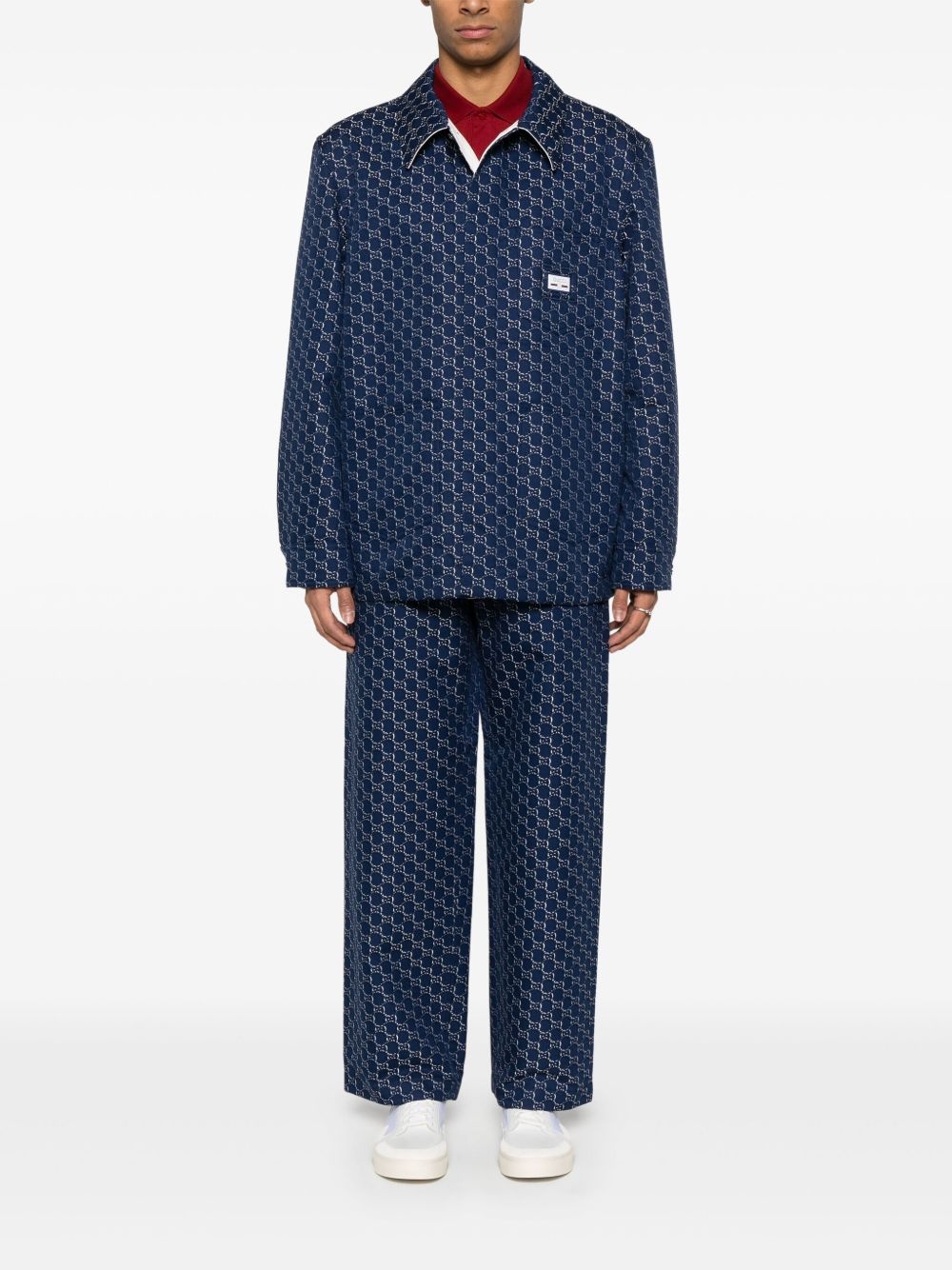 GG Shadow-jacquard cotton jacket - 2