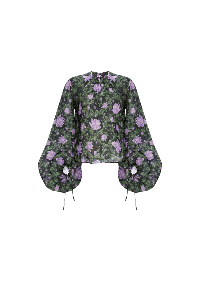 Carmesi Peonia Ocaso Blouse Shirt 1