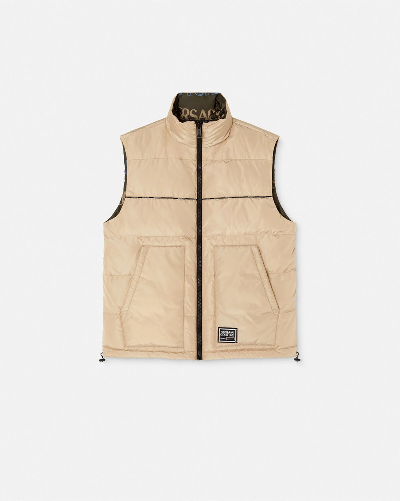 Logowave Reversible Puffer Vest - 1