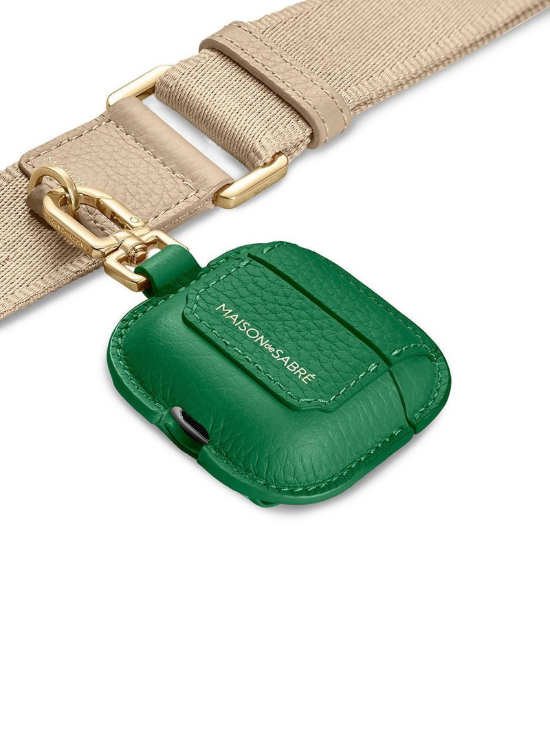 leather AirPods 4 keyring case 5