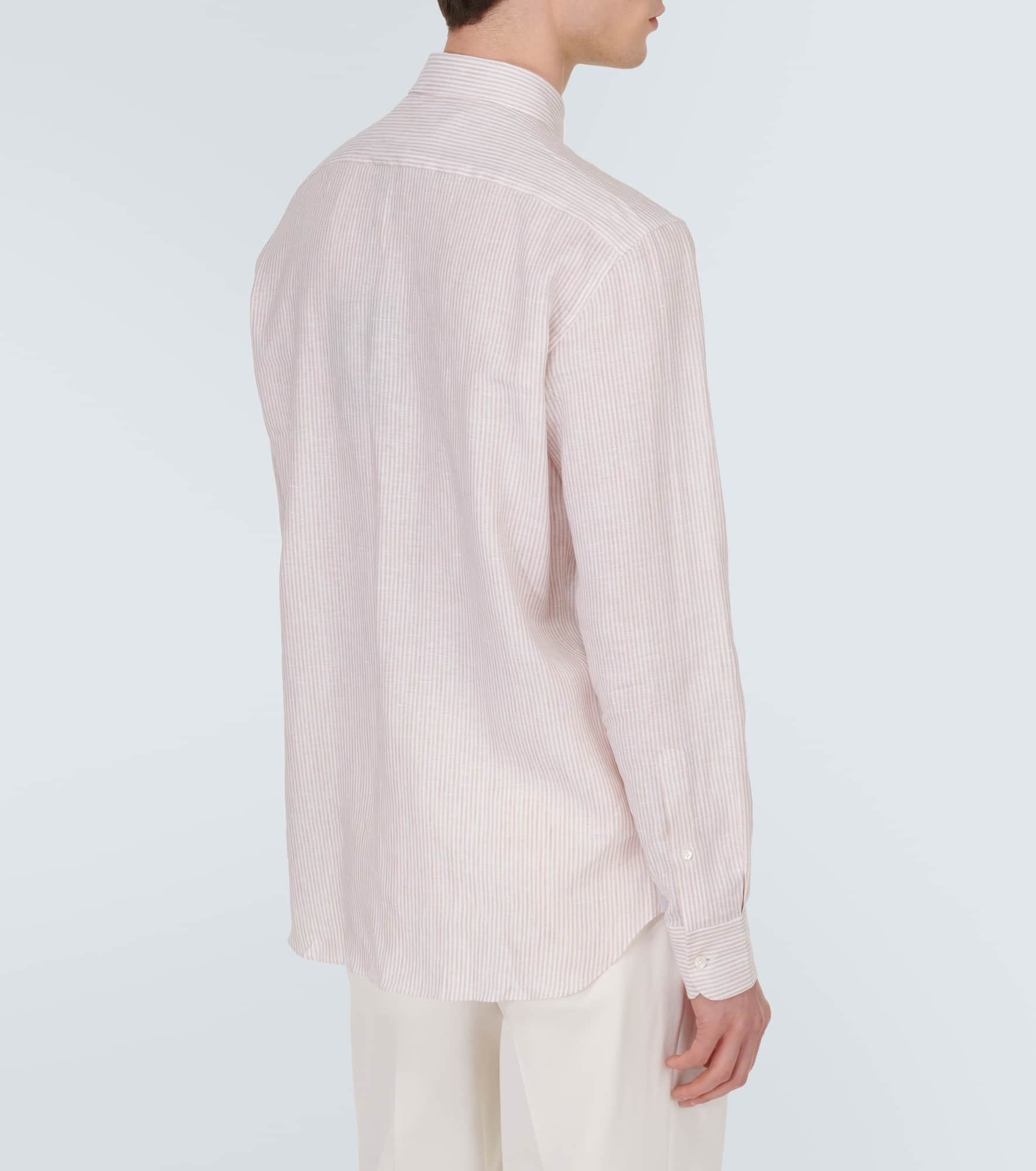 Striped Oasi Lino shirt - 4