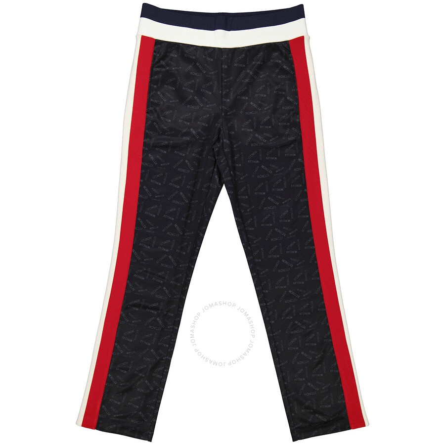 Moncler Men's Black Logo Accent Sweat Pants - 1