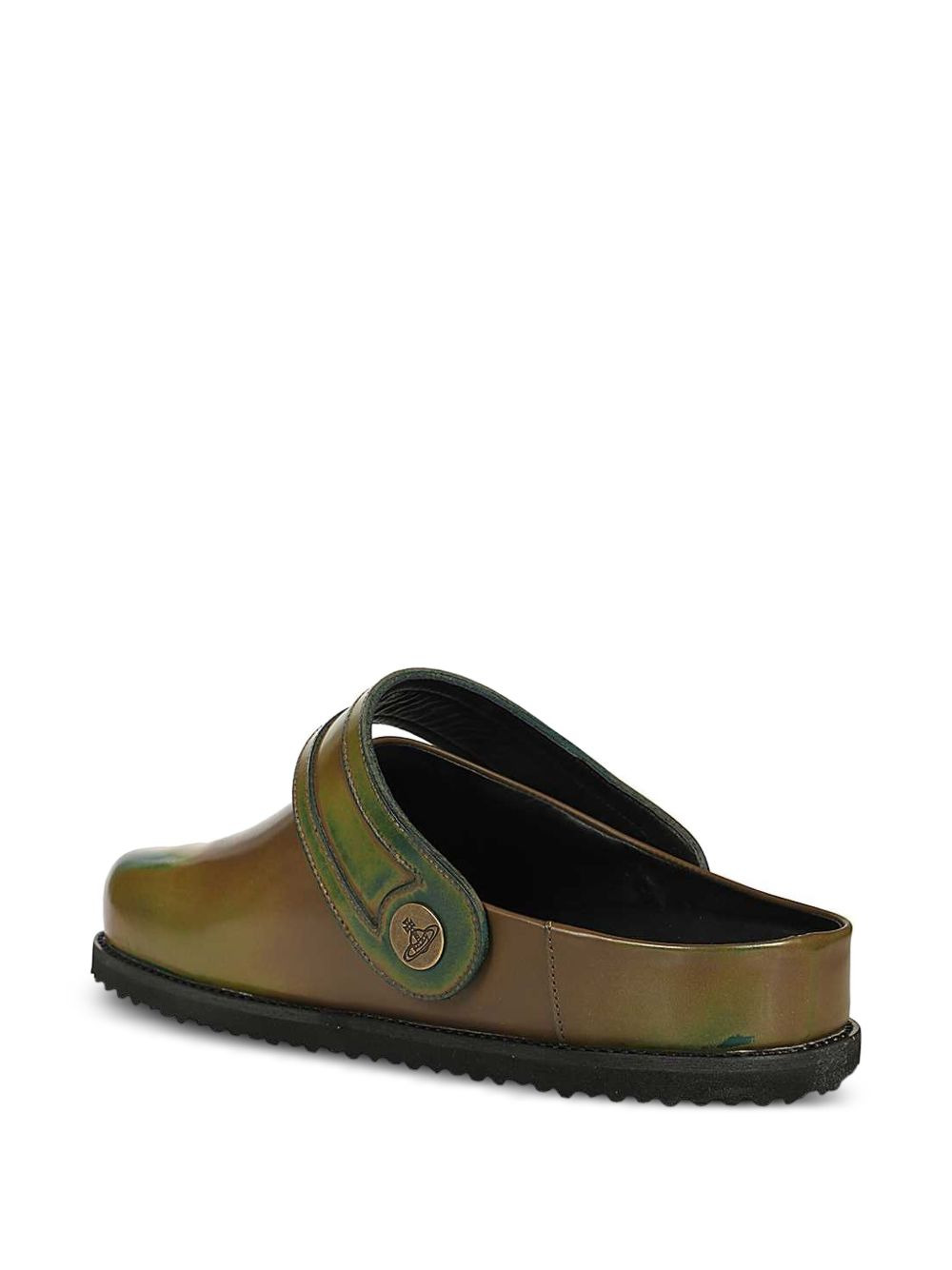 leather strap mules - 3