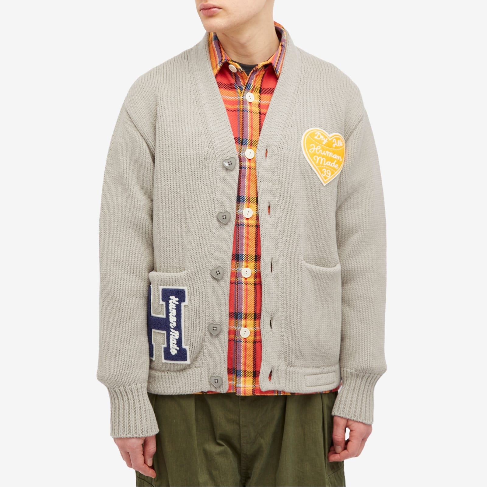 Human Made Knitted College Cardigan - 2