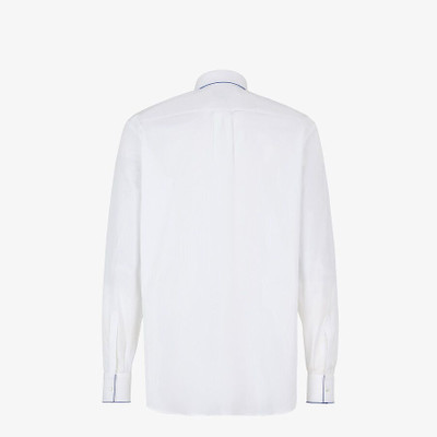 FENDI White cotton shirt outlook