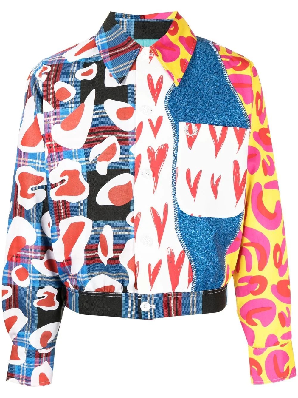 x Charles Jeffrey LOVERBOY patchwork jacket - 1