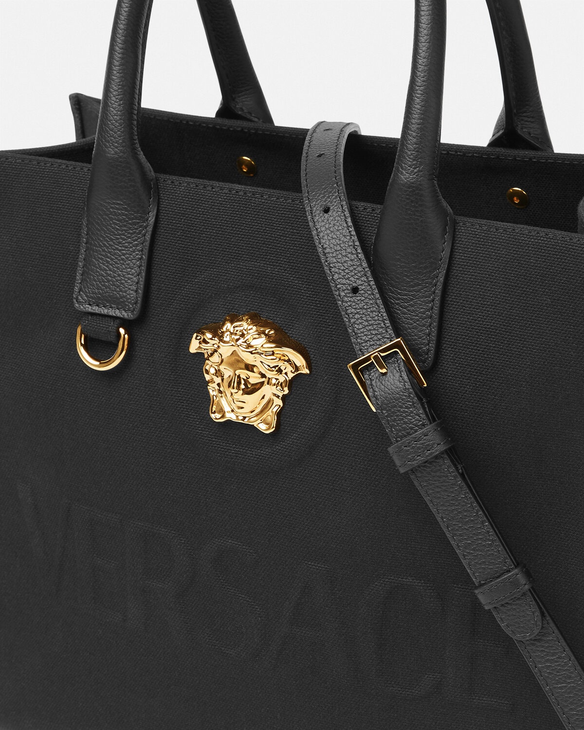 La Medusa Canvas Small Tote Bag - 5
