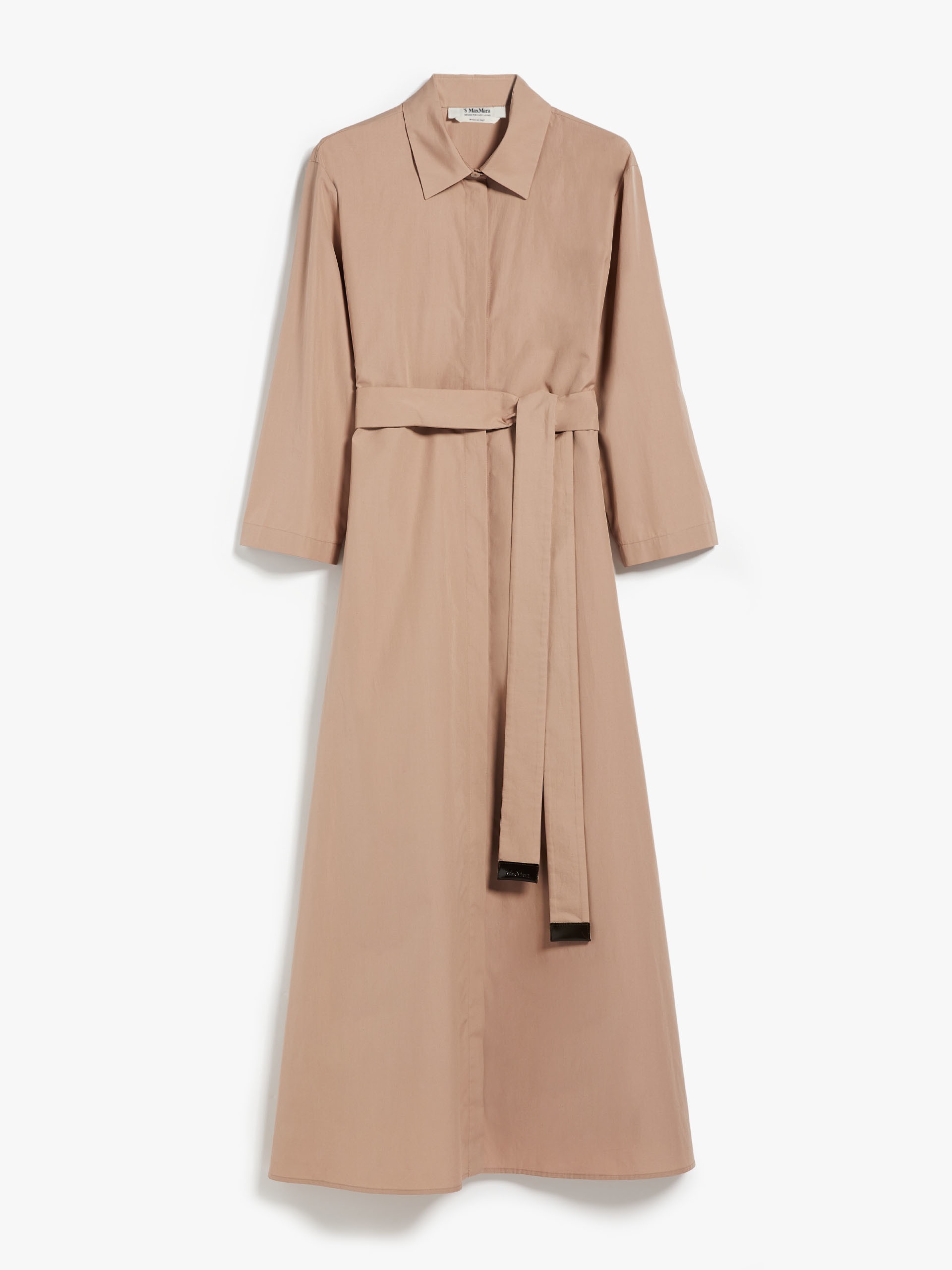 ワンピース S MAX MARA MUD POPLIN OLIMPIA SHIRT DRESS Max Mara OLIMPIA Cotton poplin shirt dress | REVERSIBLE