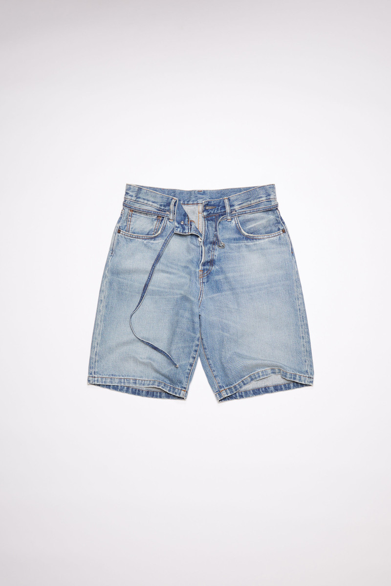 Organic denim shorts - Mid Blue 1