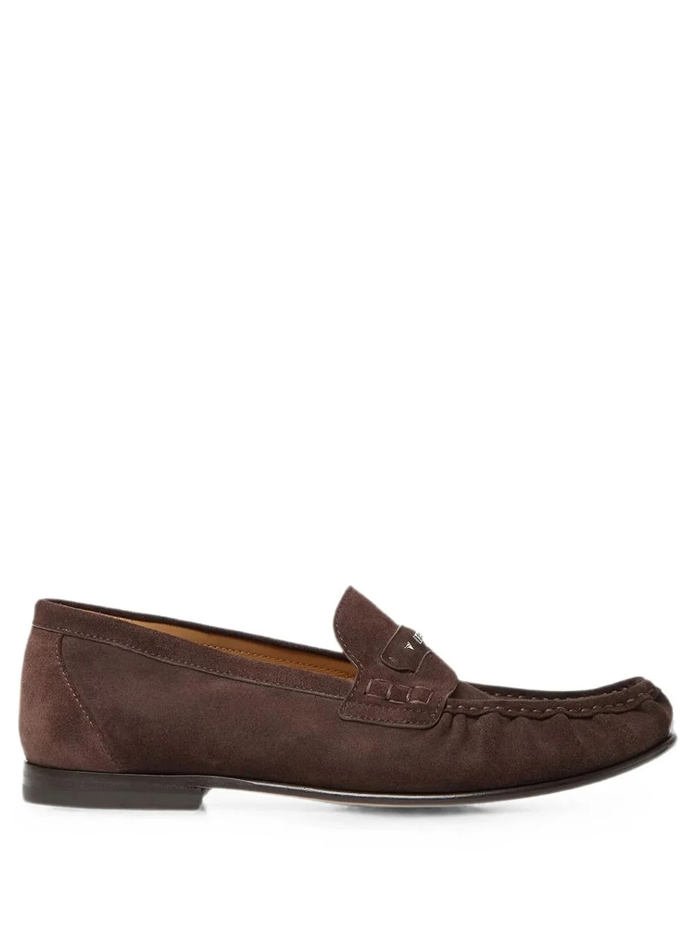 FENDI SCRUNCH SUEDE LOAFERS - 1