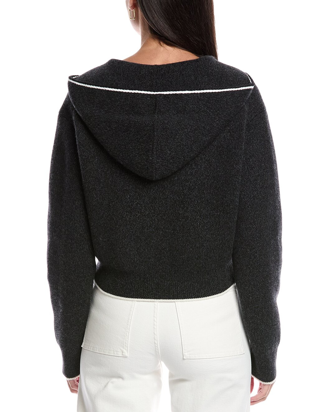 Theory Felted Wool & Cashmere-Blend Cardigan - 2