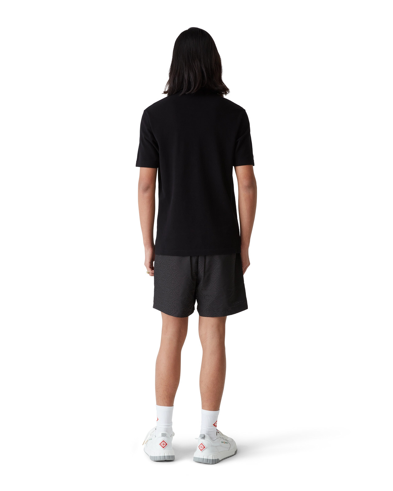 Logo Pique Polo Shirt - 3