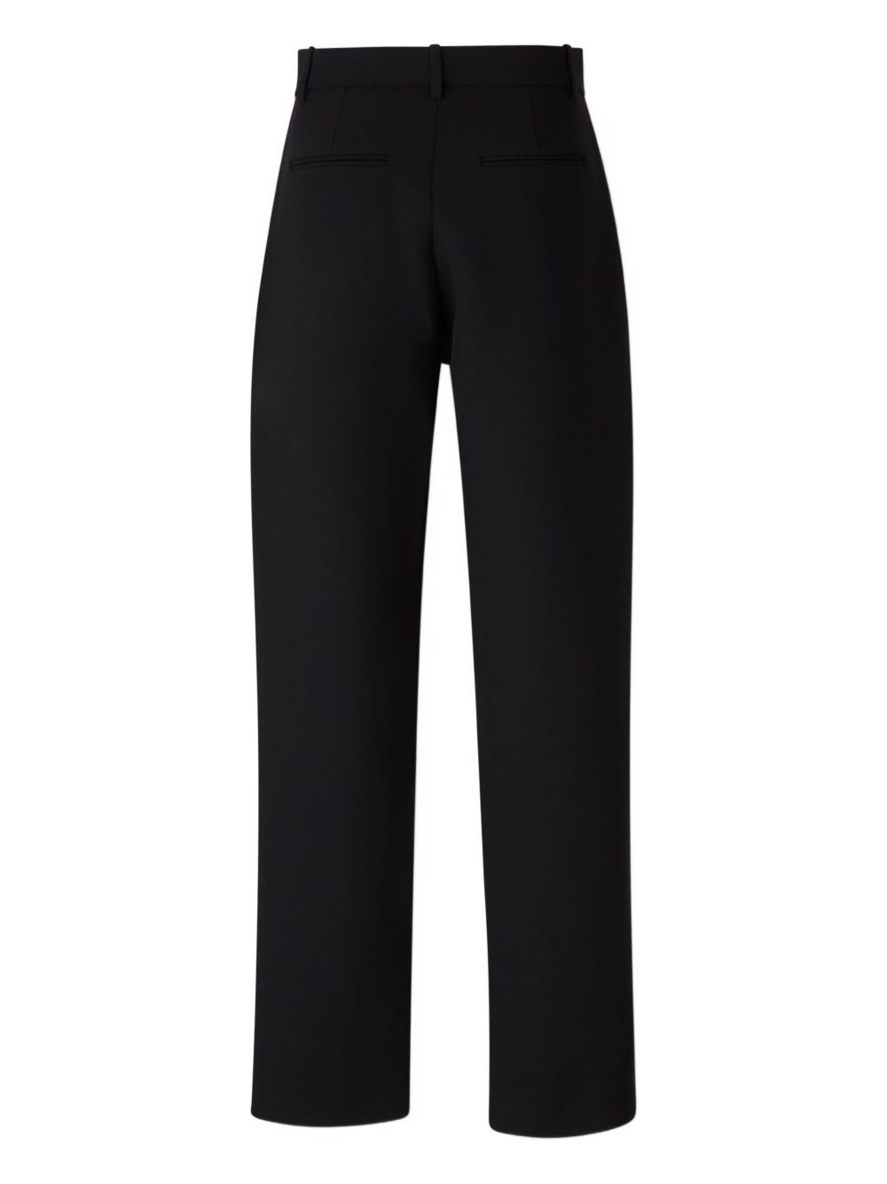 pleated high-waisted trousers - 2