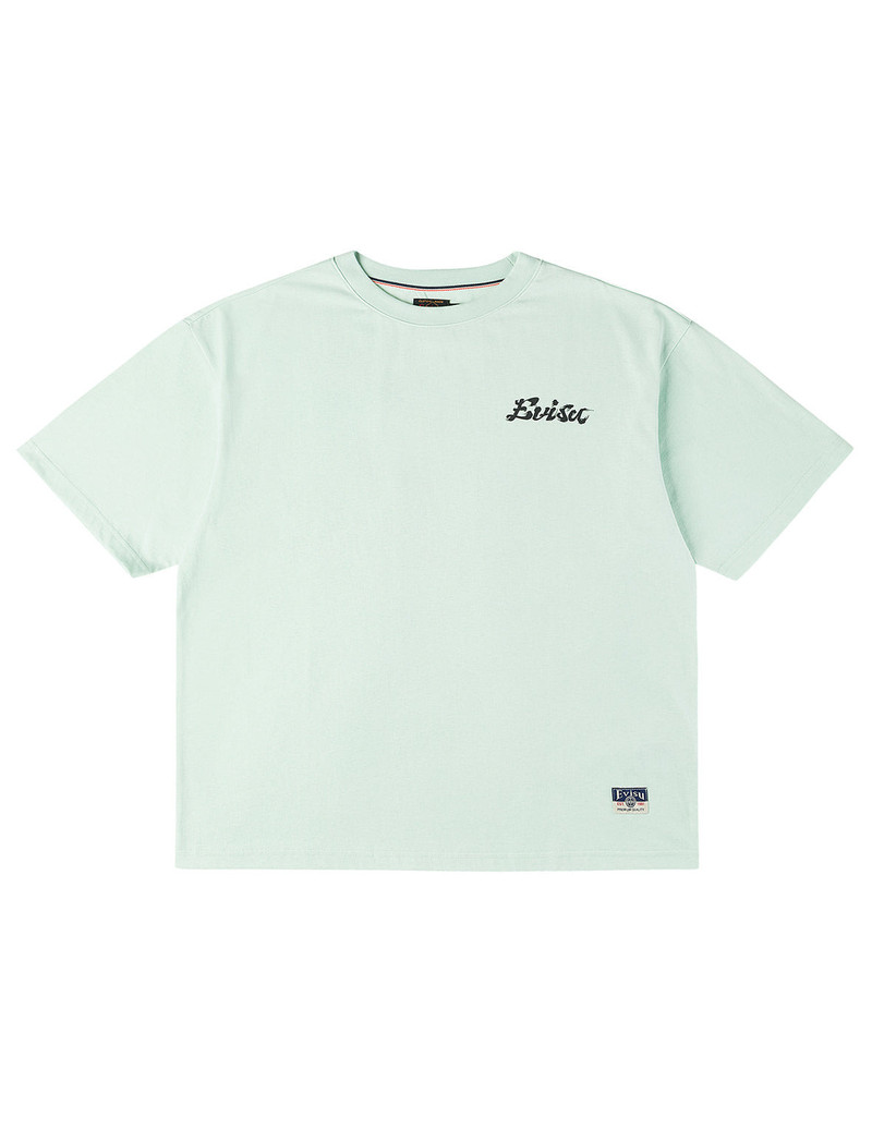 EVISU Leopard Grid Printed T-shirt outlook