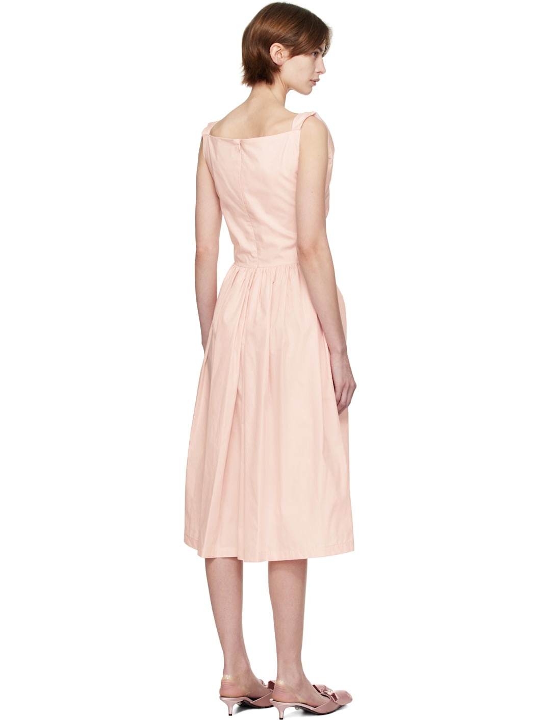 Pink Sunday Midi Dress - 3