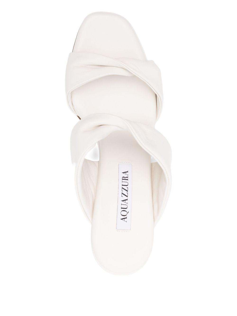 80mm Twist leather sandals - 4