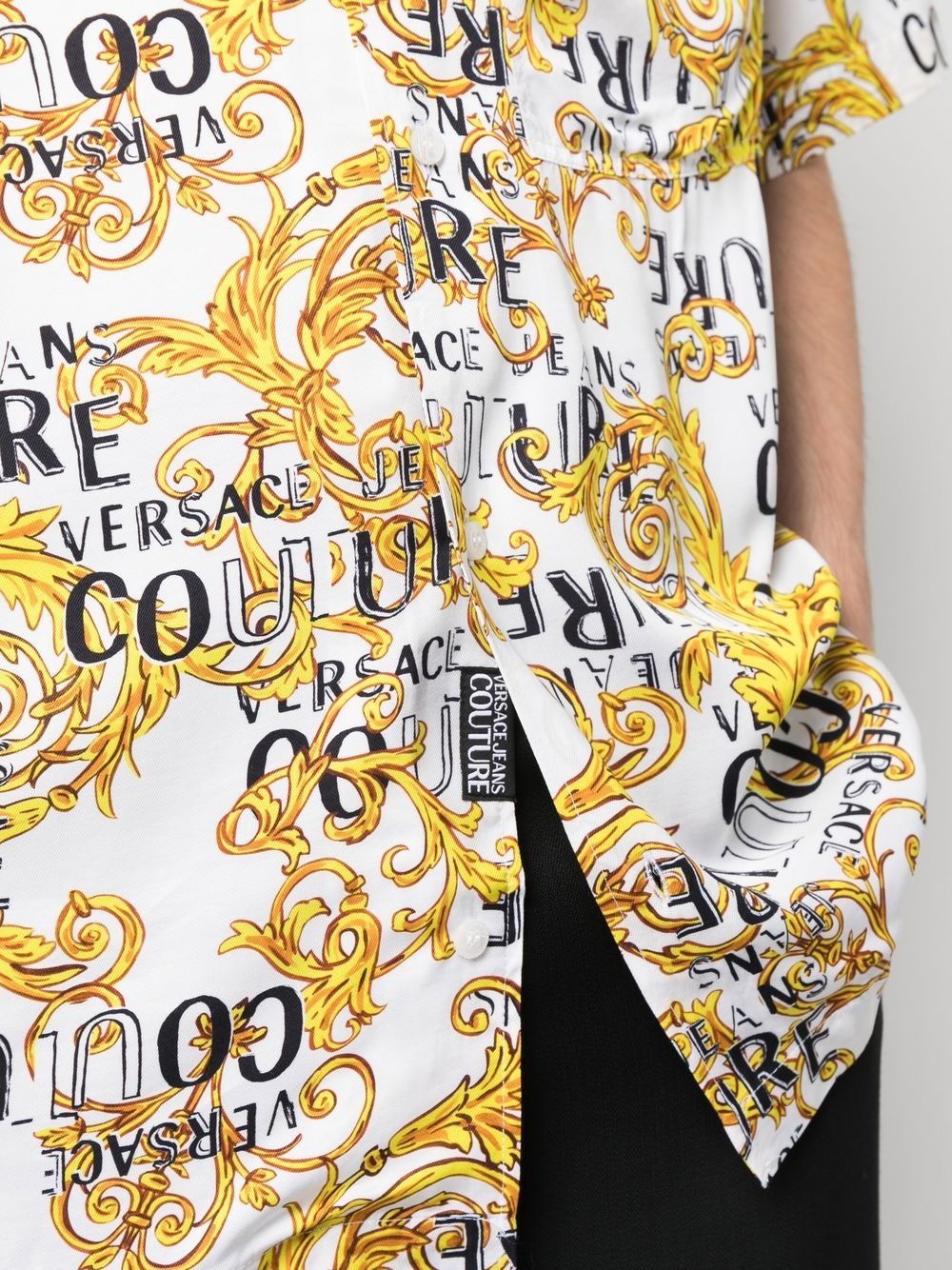 baroque-print short-sleeve shirt - 5