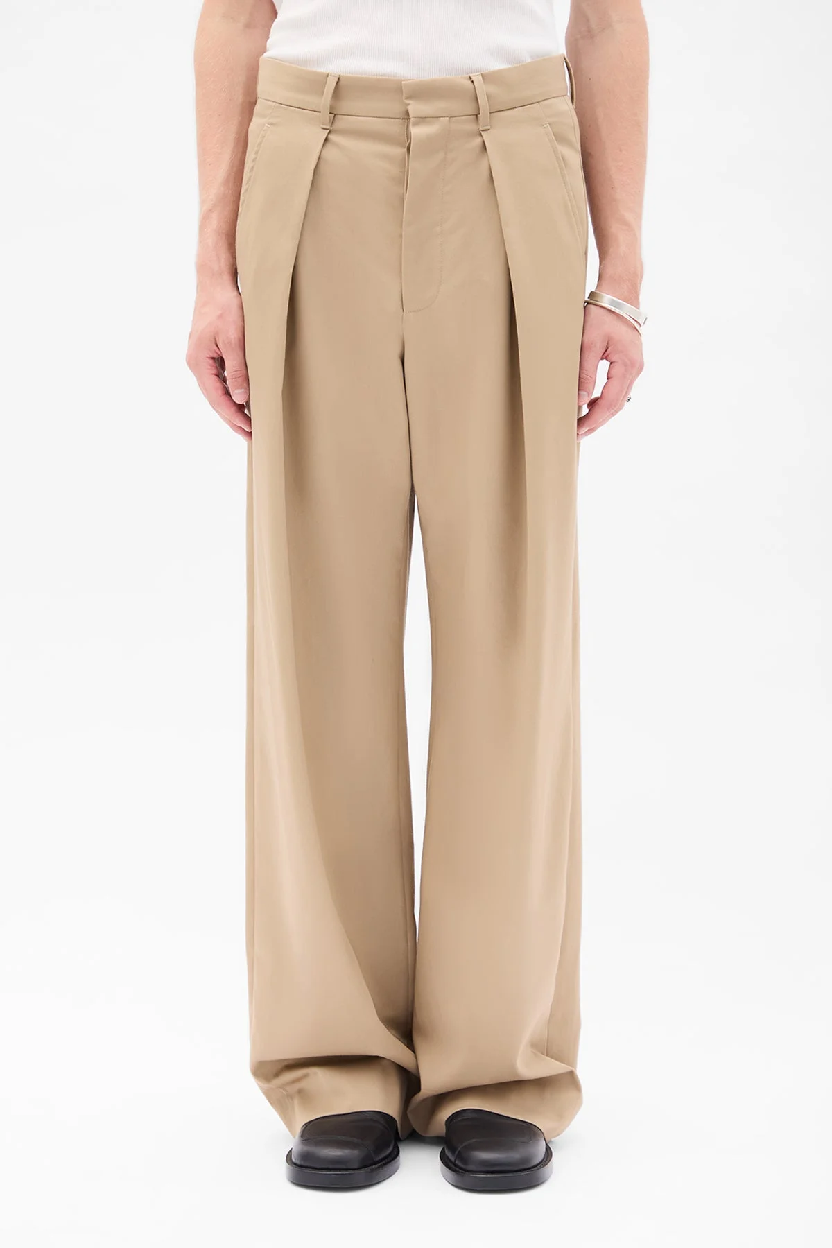 Botel Wide Leg Pleated Trousers - 1