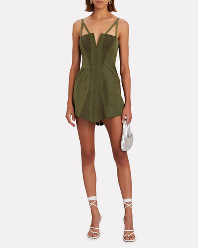 Dion Lee Fine Fork Mini Dress outlook