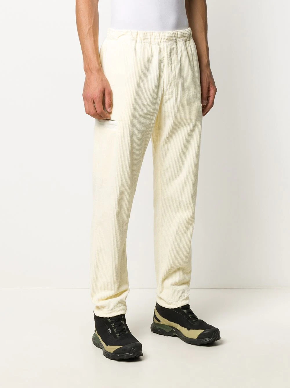 corduroy straight leg trousers - 3