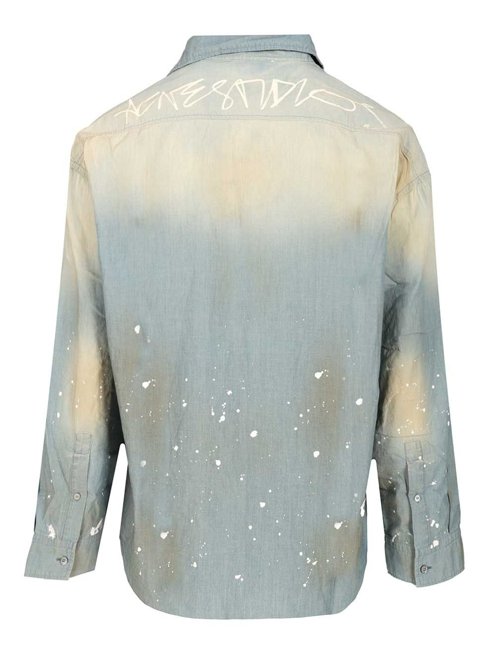 Cotton Shirt Shirts Blue - 2