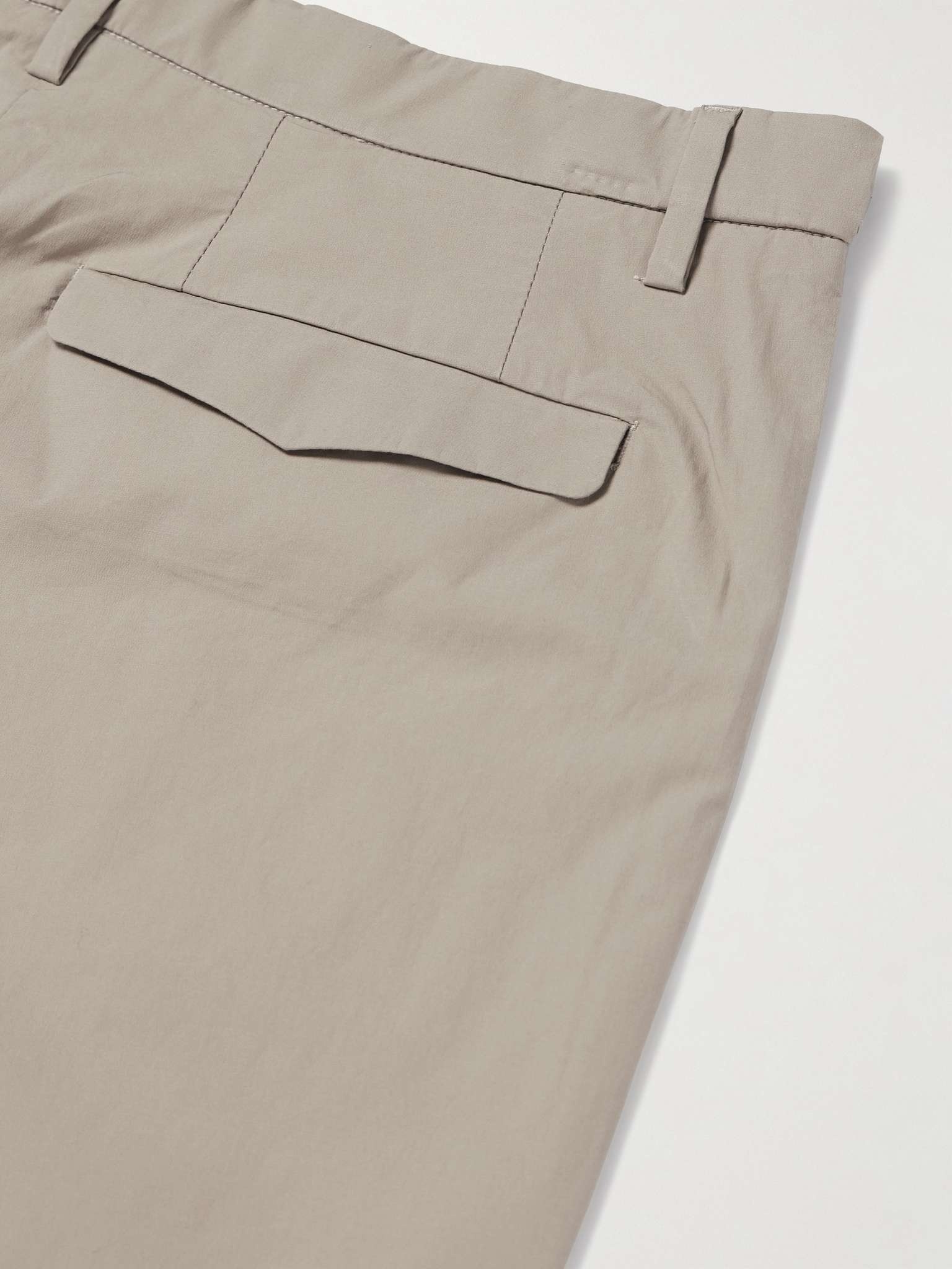 Masco Straight-Leg Pleated Cotton-Blend Trousers - 5