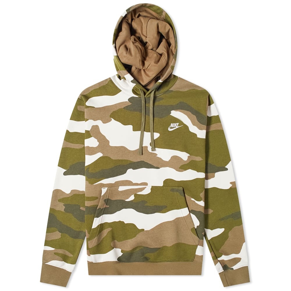 Nike Club Camo Popover Hoody - 1