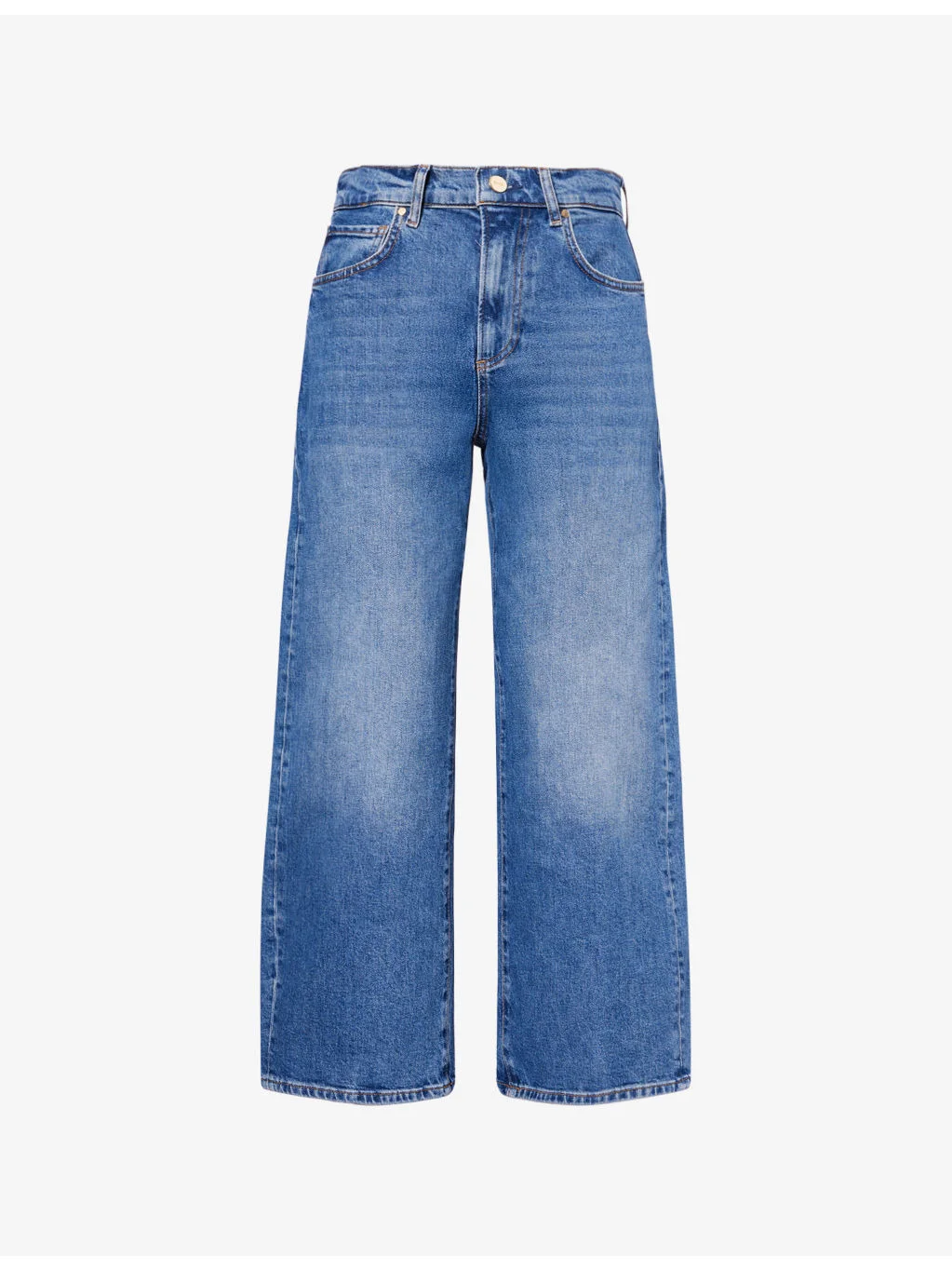 Arellia Ankle Barrel-Leg Denim Jeans - 1