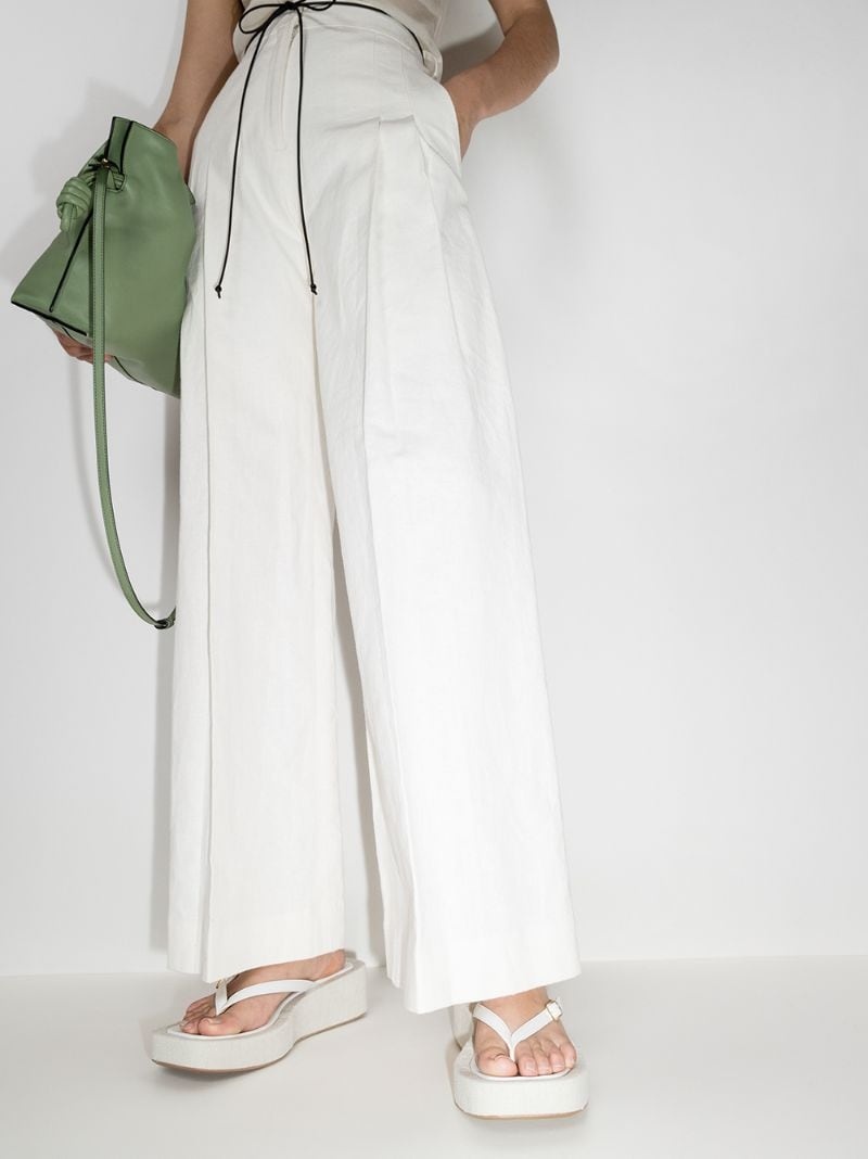 Les Tatanes Lin flatform sandals - 3
