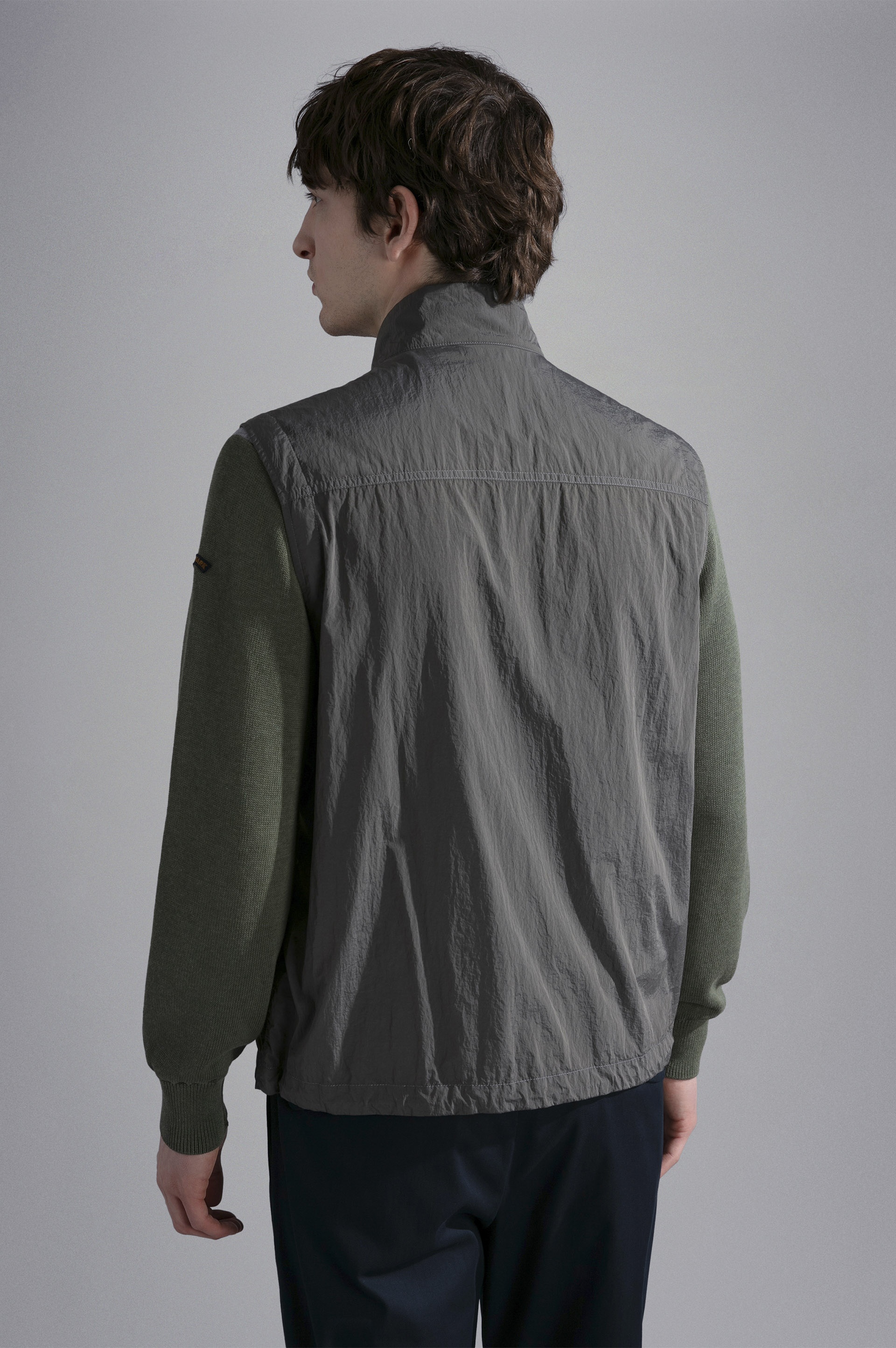 GARMENT DYED NYLON GILET - 3