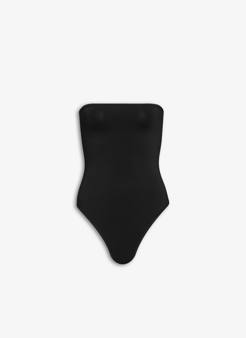 STRAPLESS BODY IN STRETCH KNIT - 1