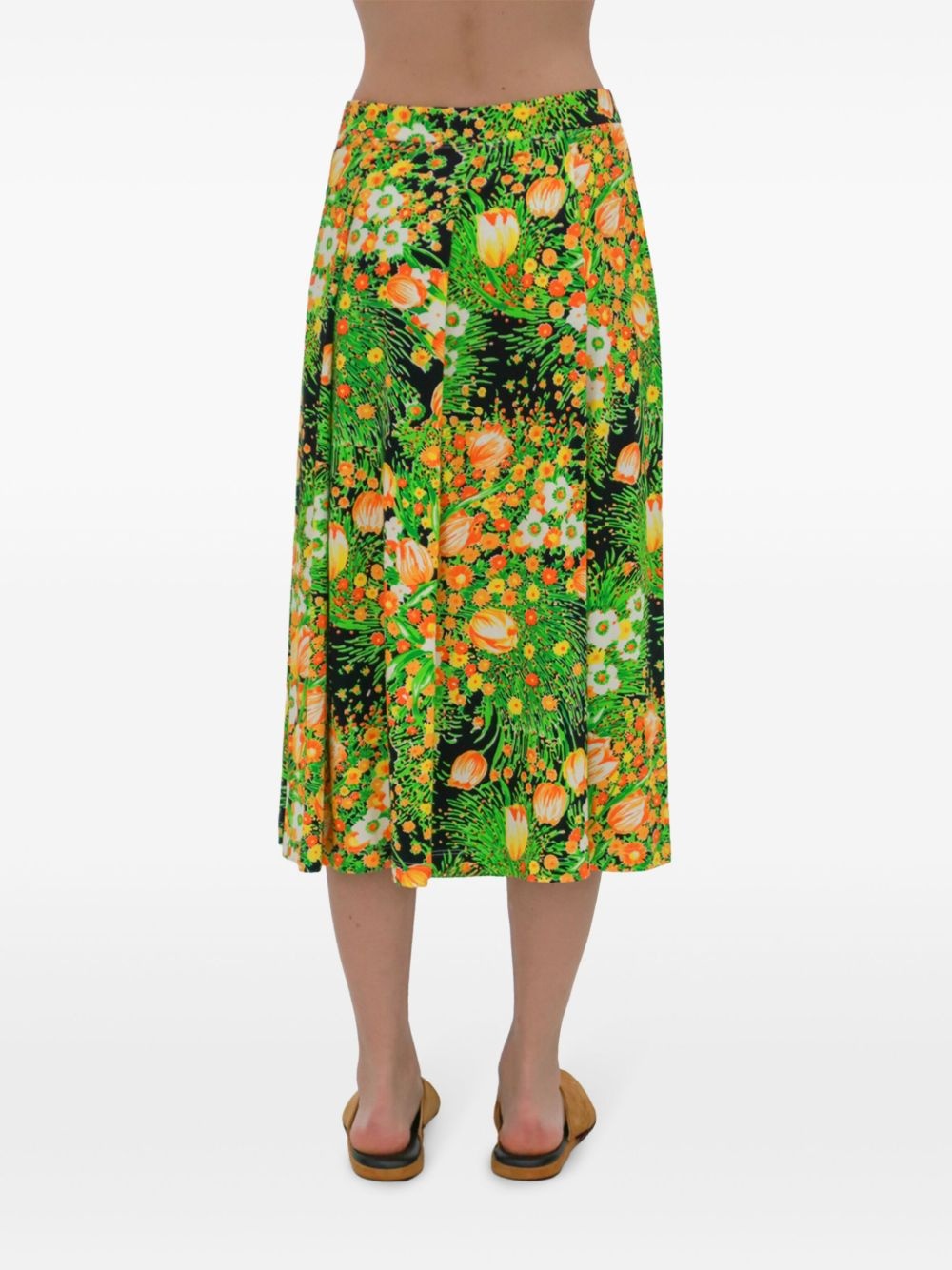 pleated midi skirt - 7