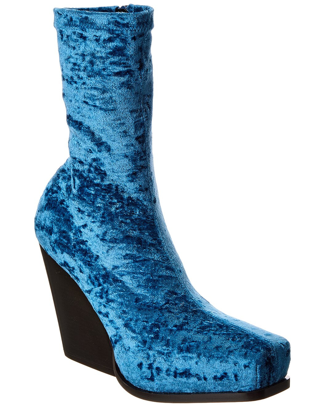 Stella McCartney Cowboy Crushed Velvet Boot - 1