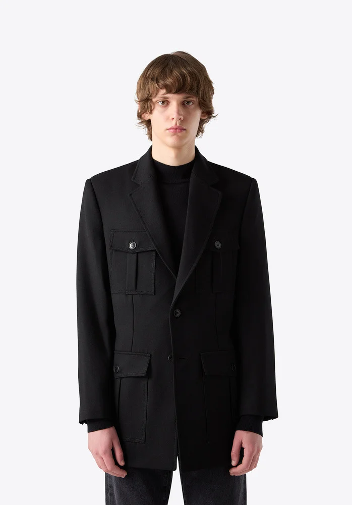 JACKET 171 BLACK CAVALRY TWILL - 1