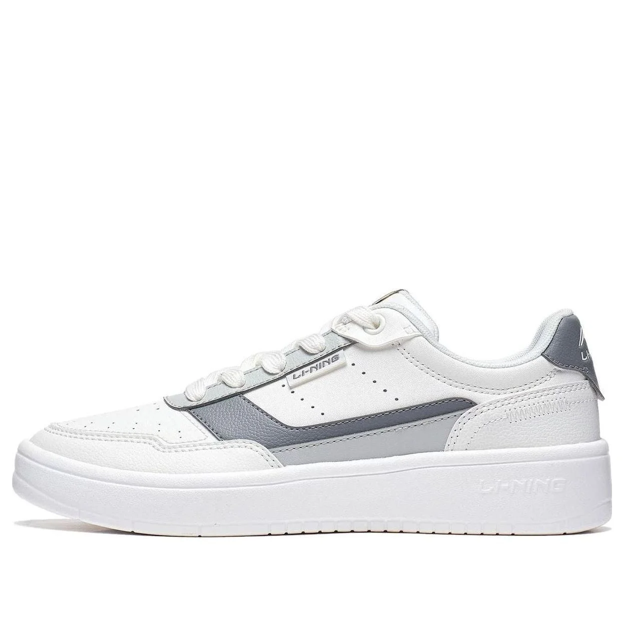 (WMNS) Li-Ning Qingyi Skate Shoes 'White Grey' AGCT402-4 - 1