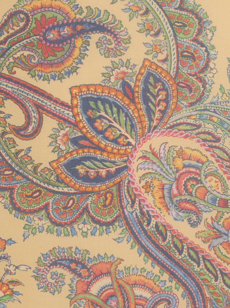 SHAWL WITH PLACED PAISLEY PRINT - 2