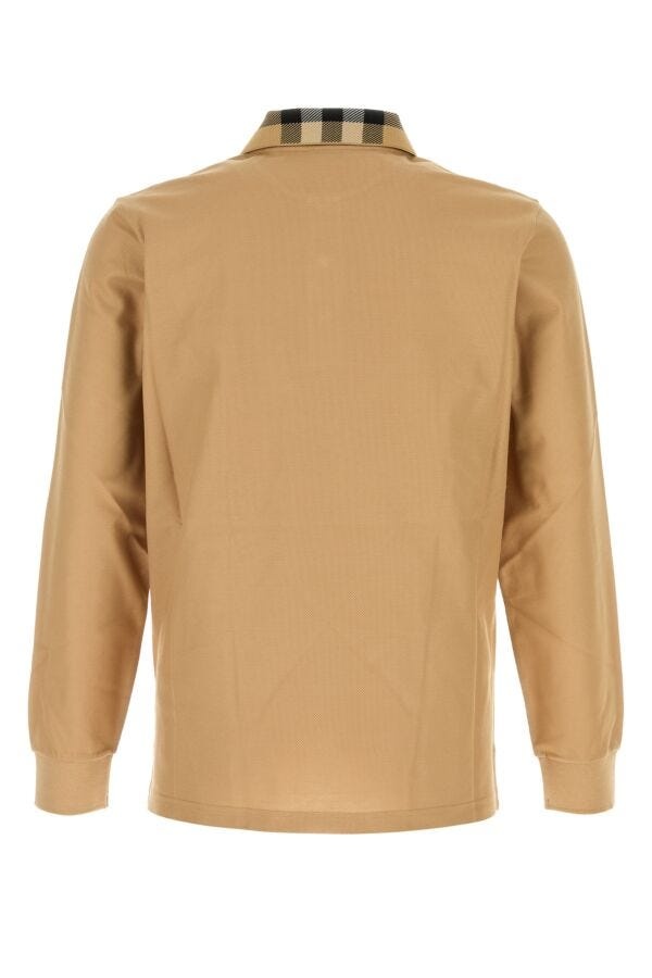 Burberry Man Camel Piquet Polo Shirt - 2