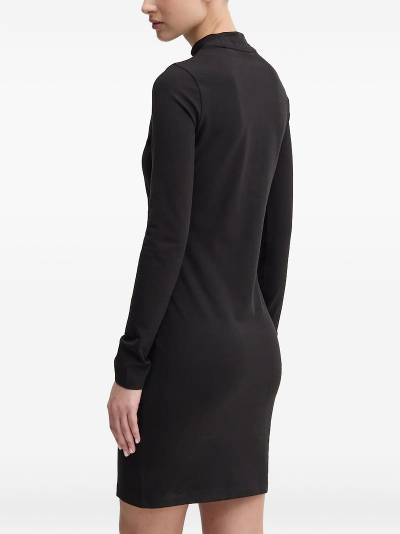HUGO high-neck long-sleeve dress outlook