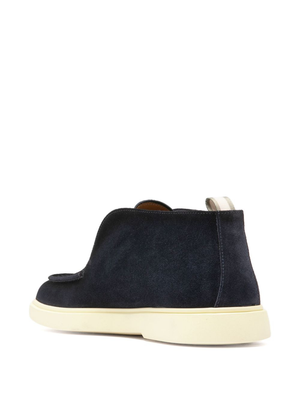 suede leather slip-on boots - 4