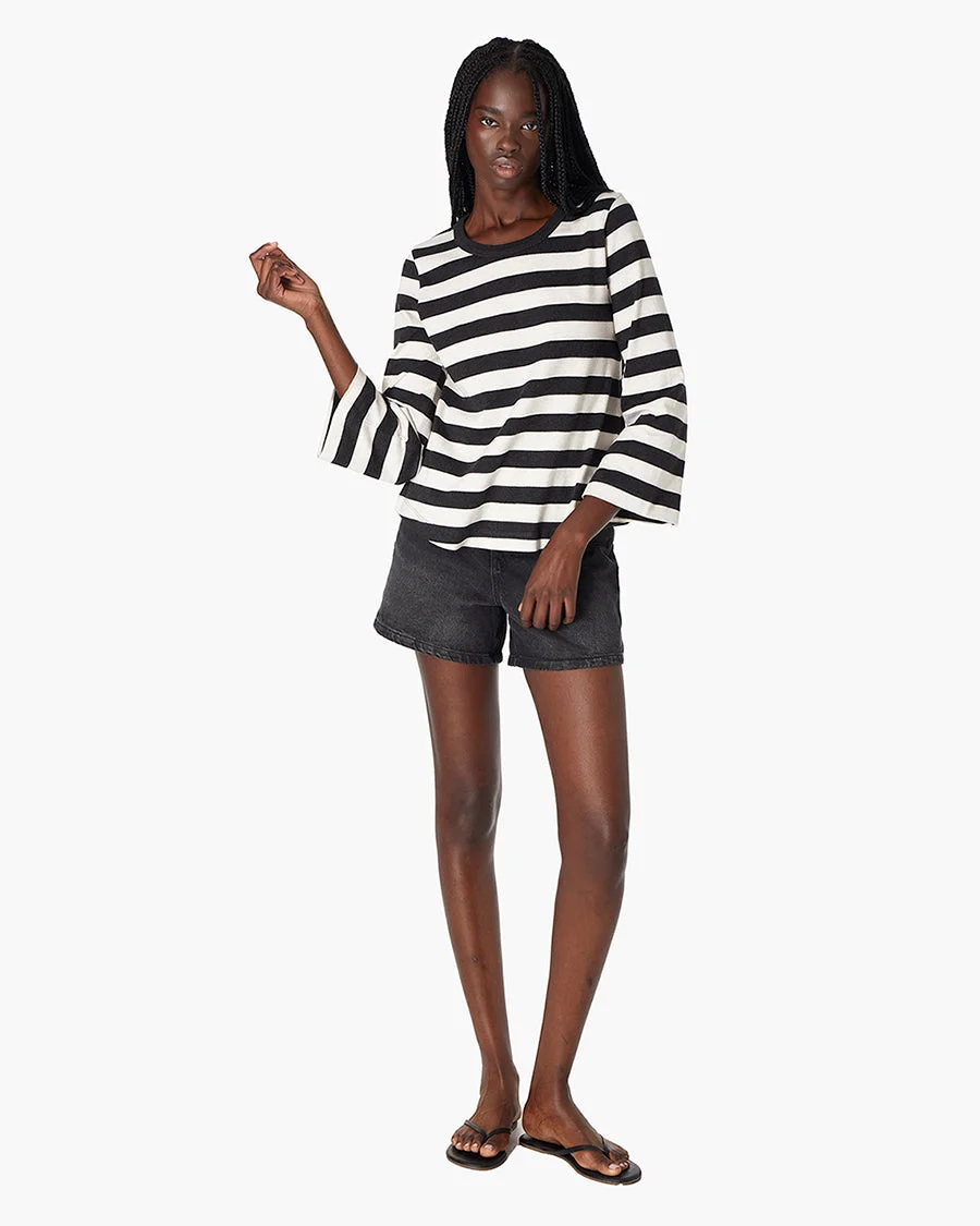 Classic Striped 3/4 Tee - 1