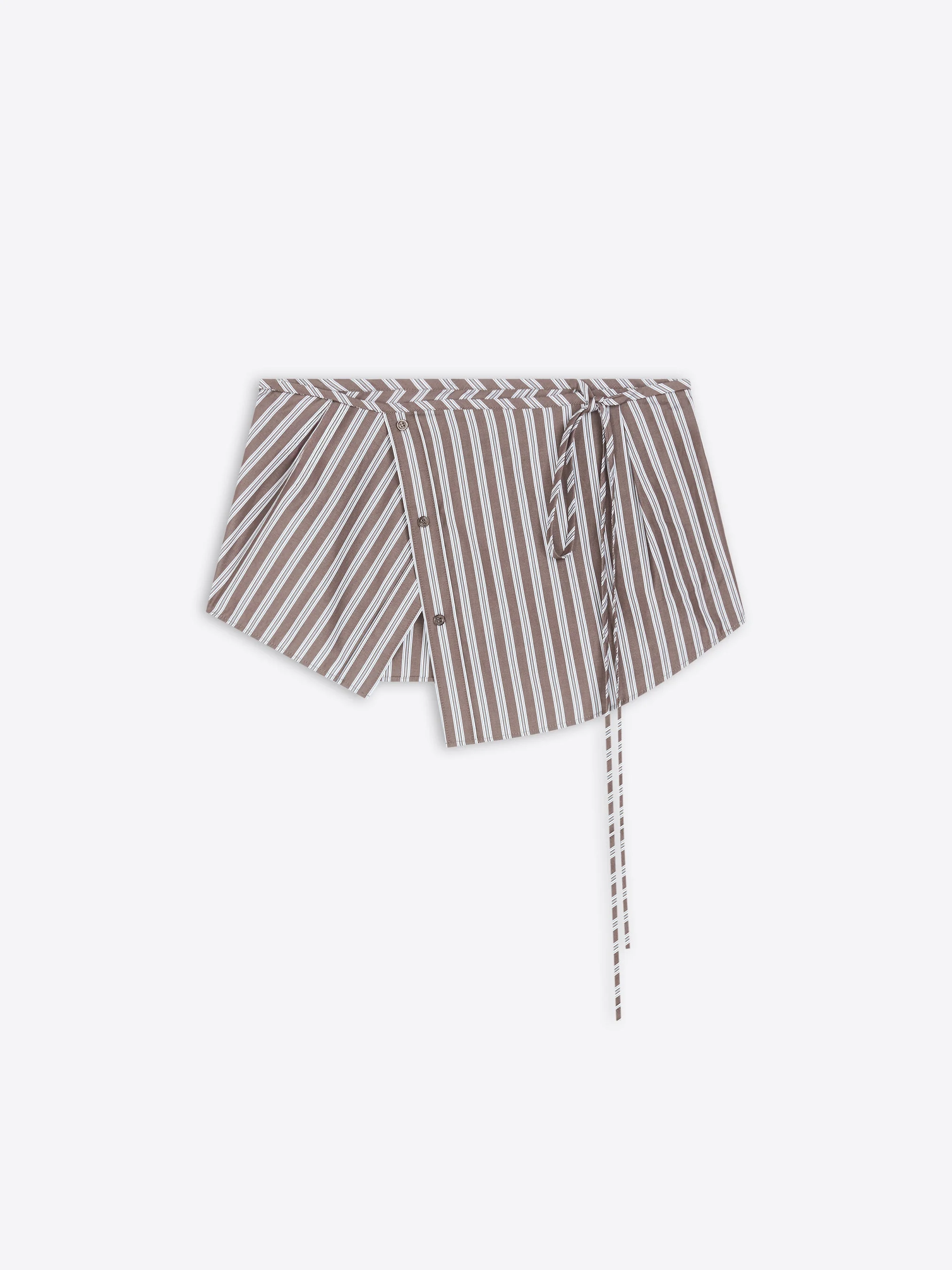 STRIPED COTTON WRAP BELT - 1
