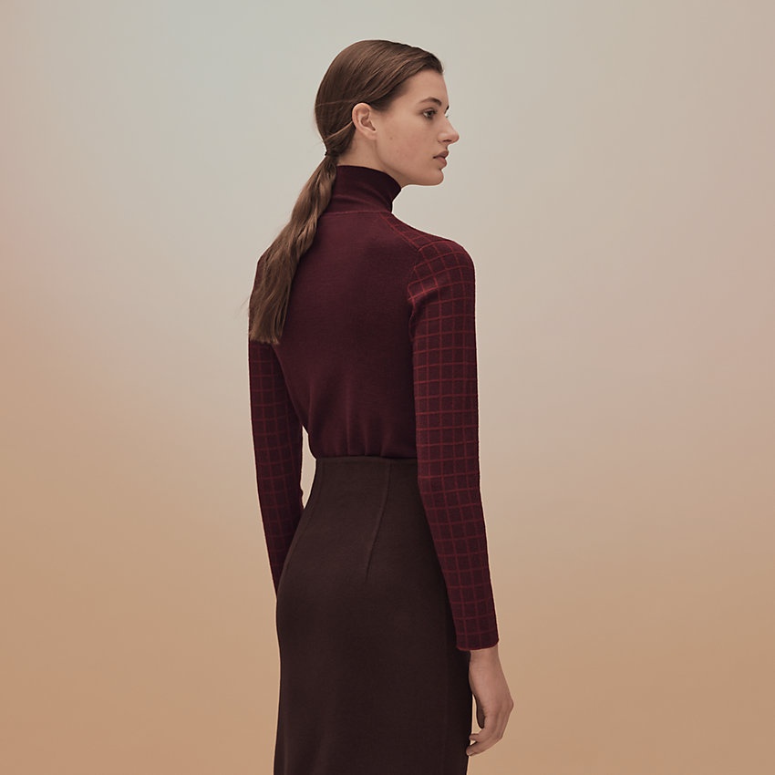 "Tatersale" high collar sweater - 3